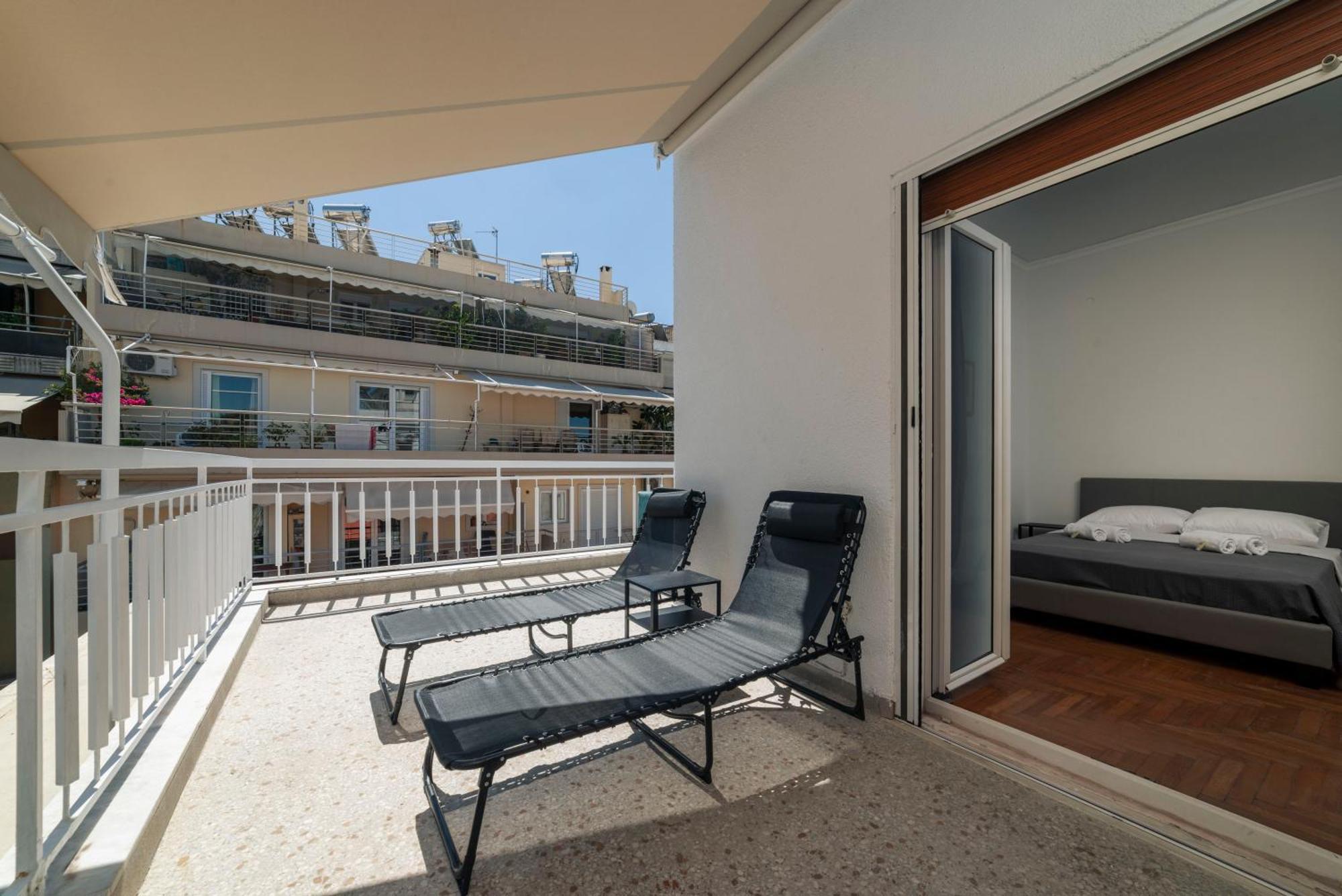 Skyline Penthouse 2bd Close To Metro Station * Athens